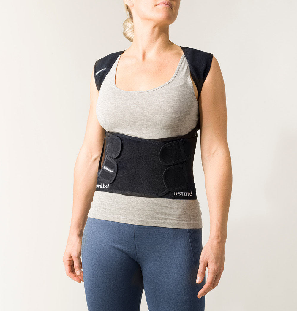 Position Posture Supporting Vest Black L