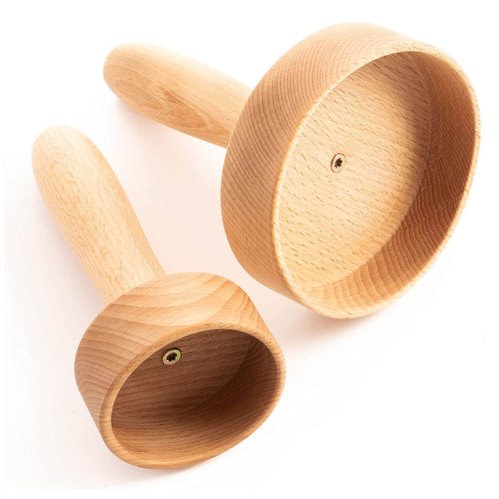 Tuuli – 2-teiliges Massagebecher-Set aus Holz